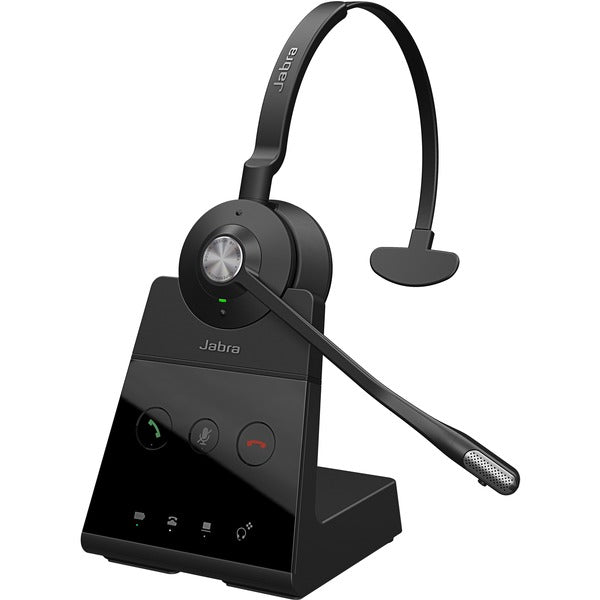 Jabra Engage 65 Mono Headset - Mono - Wireless - DECT - 492.1 ft - 40 Hz - 16 kHz - Over-the-head - Monaural - Electret, Condenser, Uni-directional, MEMS Technology Microphone - Black