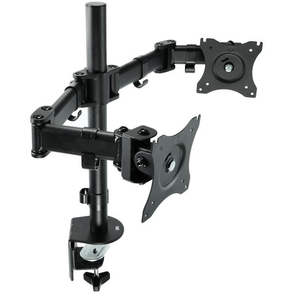 3M Clamp Mount for Monitor - Black - Height Adjustable - 2 Display(s) Supported - 28.5" Screen Support - 18.14 kg Load Capacity - 75 x 75, 100 x 100 - 1 Each - Steel