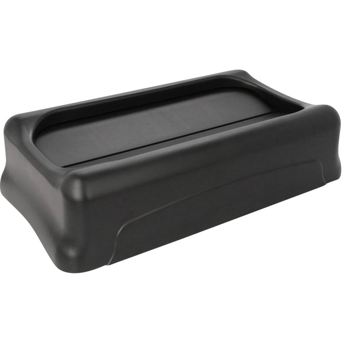 Rubbermaid Commercial 2673-60 Slim Jim Swing Lid for Slim Jim Containers - Rectangular - Black - 1 Each