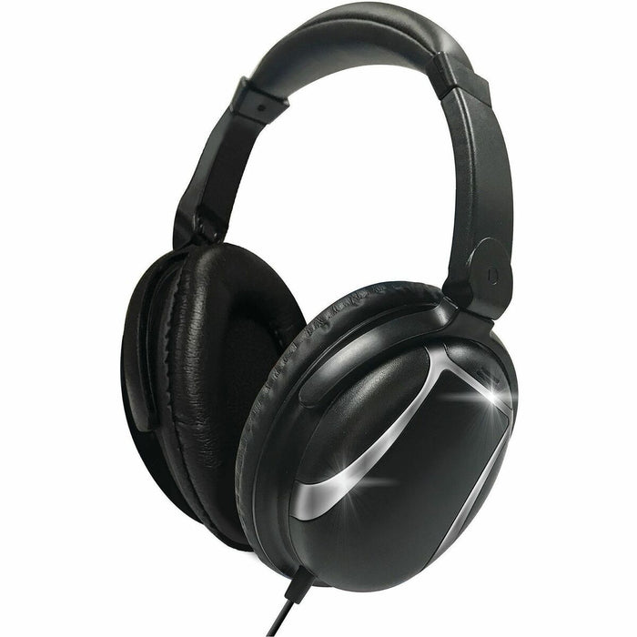 Maxell Bass 13 Headphones - Stereo - Wired - Over-the-head, On-ear - Binaural - Circumaural - 4 ft (1.22 m) Cable - Black