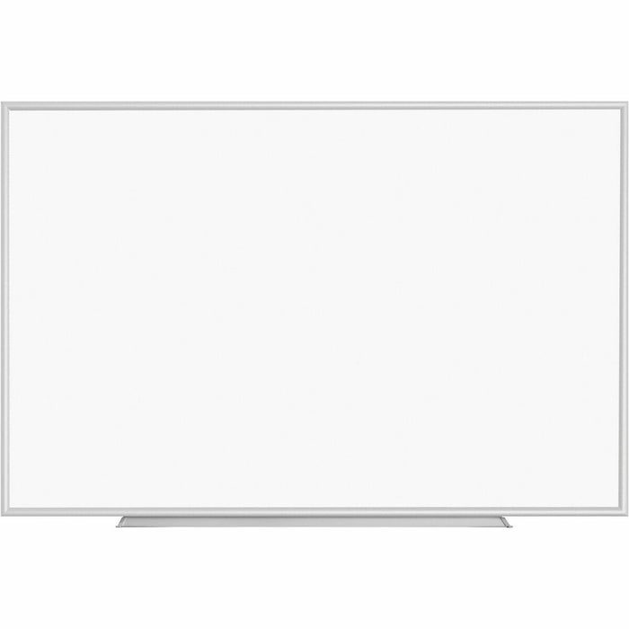 Lorell Dry-erase Board - 72" (182.88 cm) Width x 48" (121.92 cm) Height - White Styrene Surface - Silver Aluminum Frame - Rectangle - 1 Each