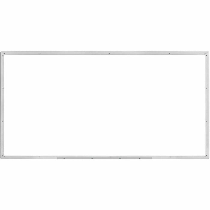 Lorell Dry-erase Board - 96" (243.84 cm) Width x 48" (121.92 cm) Height - White Styrene Surface - Silver Aluminum Frame - Rectangle - 1 Each