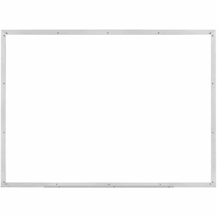 Lorell Dry-erase Board - 48" (121.92 cm) Width x 36" (91.44 cm) Height - White Styrene Surface - White Aluminum Frame - Rectangle - 1 Each
