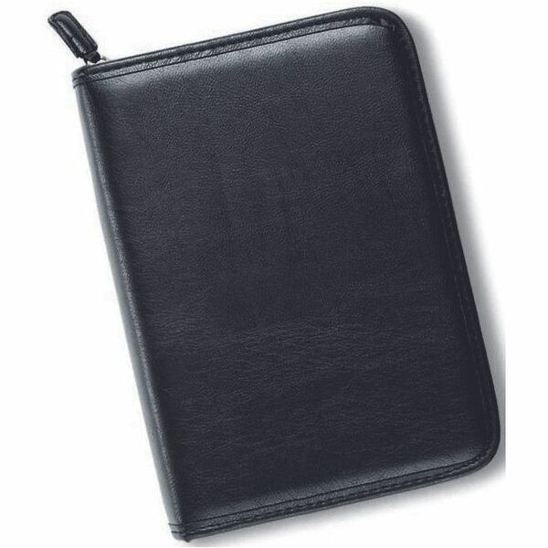 Day-Timer Time Management Starter Set Desk-Size, 5-1/2"x 8-1/2" - 7-ring - Zipper - Desk - Black - Vinyl - 1.7" (43.18 mm) Height x 8.3" (209.55 mm) Width - Zippered Closure - 1 Each