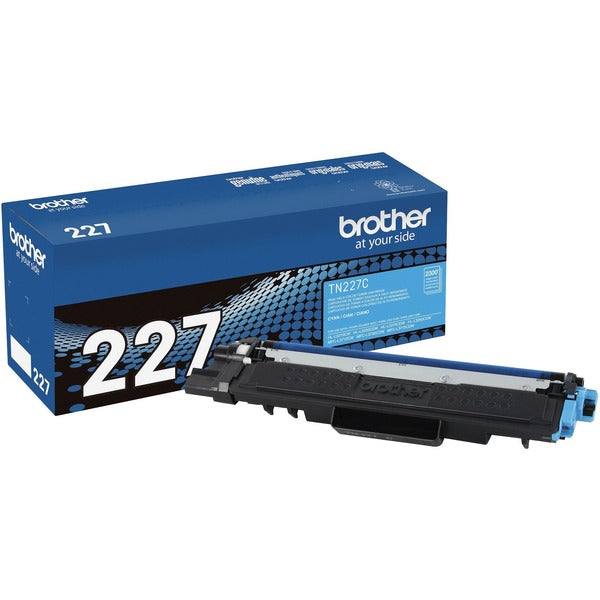 Brother TN-227C Original High Yield Laser Toner Cartridge - Cyan - 1 Each - 2300 páginas