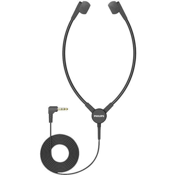 Philips Transcription ACC0233 Earphone - Stereo - Mini-phone (3.5mm) - Wired - 32 Ohm - Earbud - Binaural - In-ear - 9.8 ft (3 m) Cable - 1