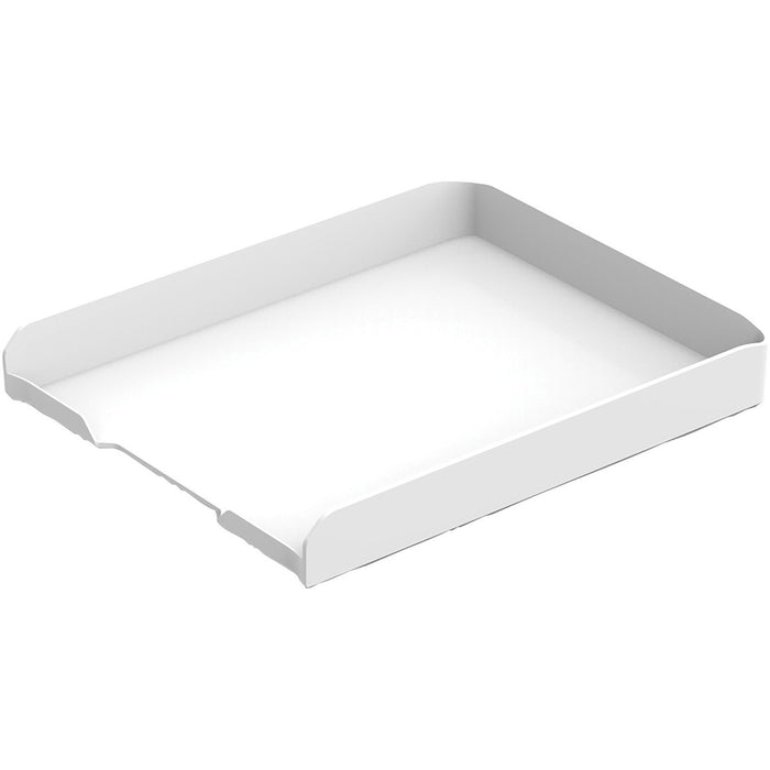 Bostitch Konnect Storage Tray - 1.8" (44.45 mm) Height x 10.3" (260.35 mm) Width x 12.3" (311.15 mm) Length - Desktop - Stackable - White - 1 Each