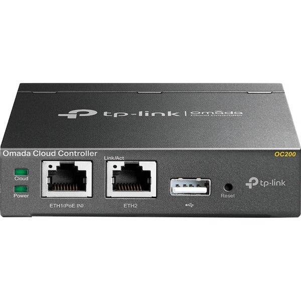 TP-Link OC200 Omada Hardware Controller - 3.90" (99.06 mm) Width x 1" (25.40 mm) Depth x 3.90" (99.06 mm) Height - Metal