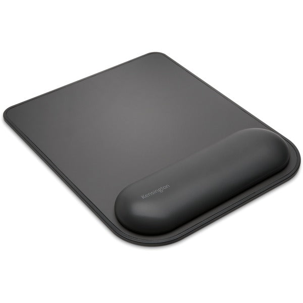 Kensington ErgoSoft Wrist Rest Mouse Pad - 0.80" (20.32 mm) Height x 7.70" (195.58 mm) Width x 9.50" (241.30 mm) Depth - Black - Gel - Skid Proof - Mouse - 1 Each