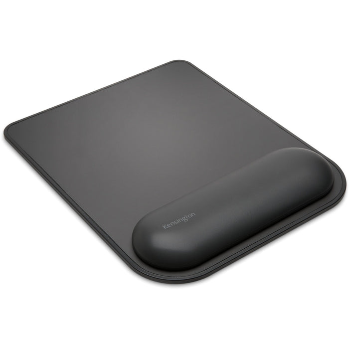 Kensington ErgoSoft Wrist Rest Mouse Pad - 0.80" (20.32 mm) Height x 7.70" (195.58 mm) Width x 9.50" (241.30 mm) Depth - Black - Gel - Skid Proof - Mouse - 1 Each