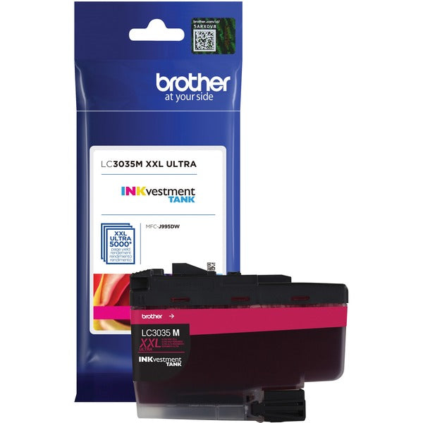 Brother INKvestment LC3035MS Original Ultra High Yield Inkjet Ink Cartridge - Magenta - 1 Each - 5000 Pages