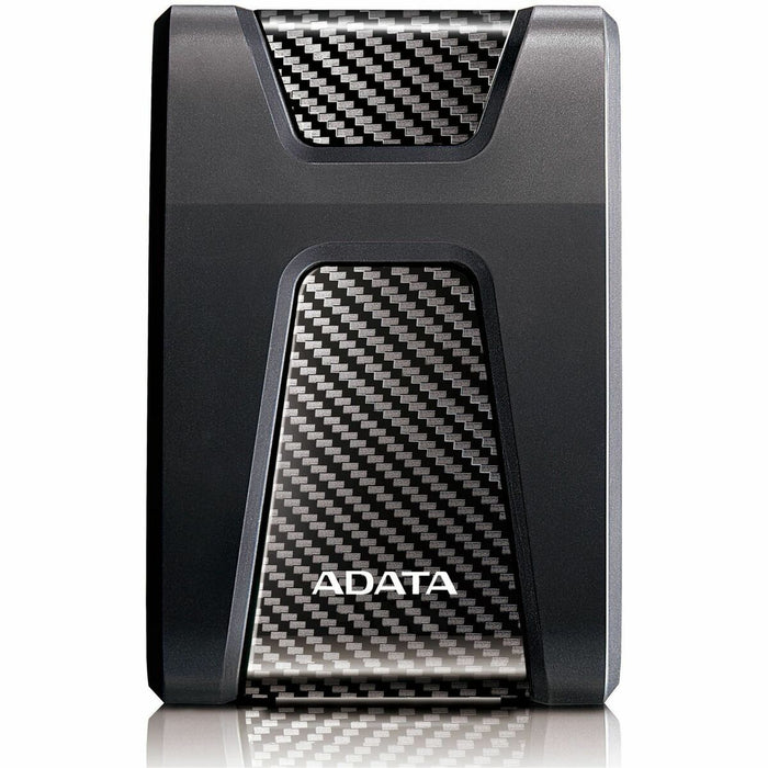 Adata DashDrive Durable HD650 AHD650-1TU31-CBK 1 TB Portable Hard Drive - 2.5" External - Black - Gaming Console Device Supported - USB 3.2 (Gen 1) - 256-bit AES Encryption Standard - 3 Year Warranty - 1