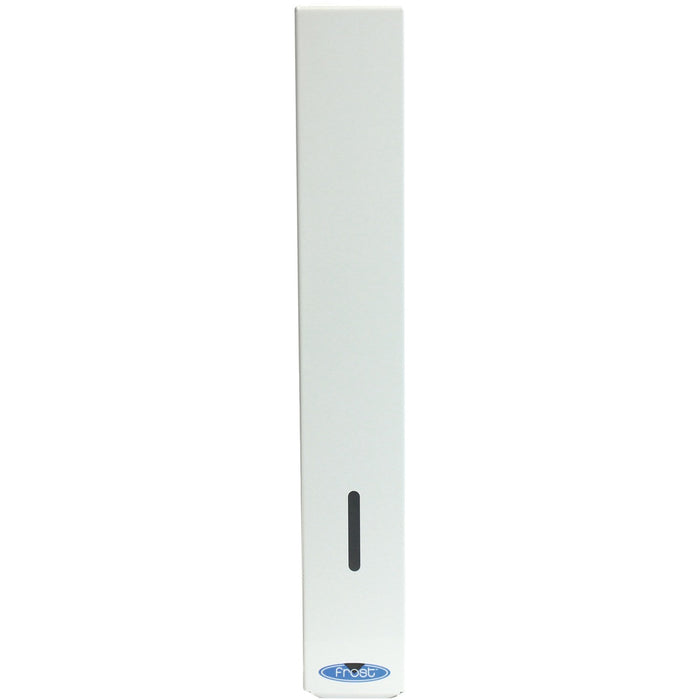 Frost Cone Paper Cup Dispenser - Paper Cups Supported - Wall Mountable - White - Steel - Durable, Hinged - 1 Each