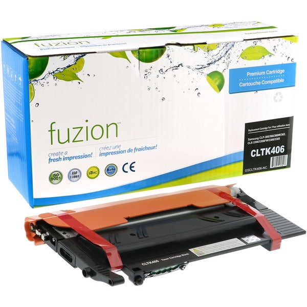 fuzion - Alternative for Samsung CLTK406S Compatible Toner - Black - 1500 Pages