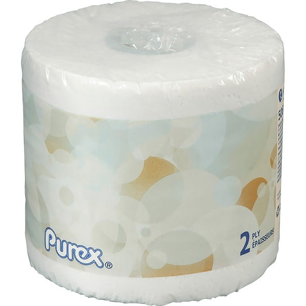 Kruger 2-ply Bathroom Tissue - 2 Ply - 4.20" (106.68 mm) Width x 4" (101.60 mm) Length - 506 Sheets/Roll - 1.60" (40.64 mm) Core - Quilted Embossed - White - Fiber - 60 / Box