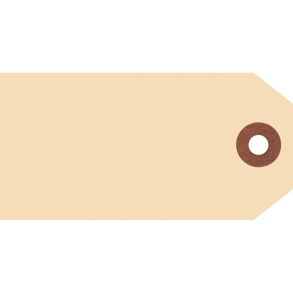Merangue Manila Shipping Tags - #3 - 12.69" (322.33 mm) Length x 4.69" (119.13 mm) Width - Rectangular - Manila - 1000 / Pack