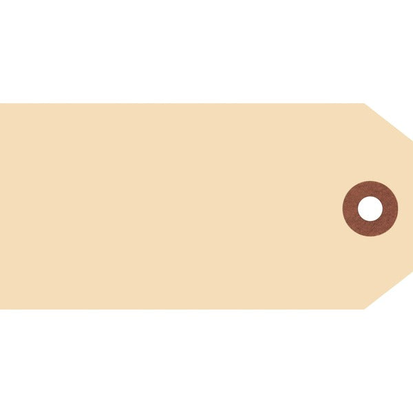 Merangue Manila Shipping Tags - #4 - 12.75" (323.85 mm) Length x 5.25" (133.35 mm) Width - Rectangular - Manila - 1000 / Pack