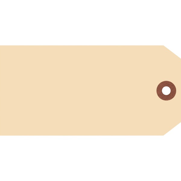 Merangue Manila Shipping Tags - #6 - 12.75" (323.85 mm) Length x 6.12" (155.45 mm) Width - Rectangular - 1000 / Pack - Manila