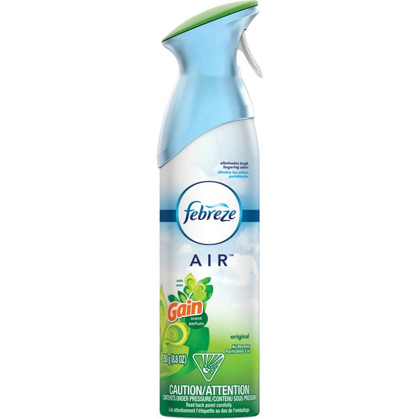 Febreze AIR Gain Original Scent - Spray - 260.25 mL - Gain Original - Odor Neutralizer - 1 Each