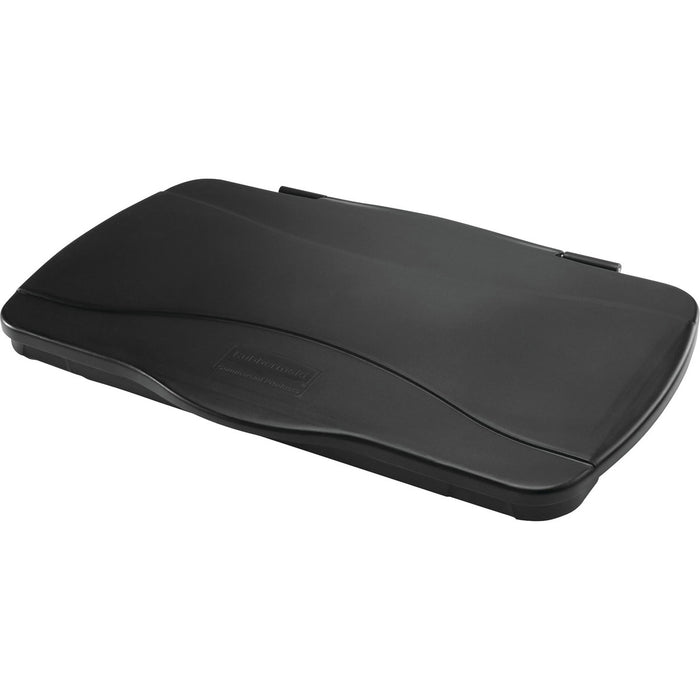 Rubbermaid Slim Jim Hinge Lid for Slim Jim Containers - Polypropylene - Black - 1 Each