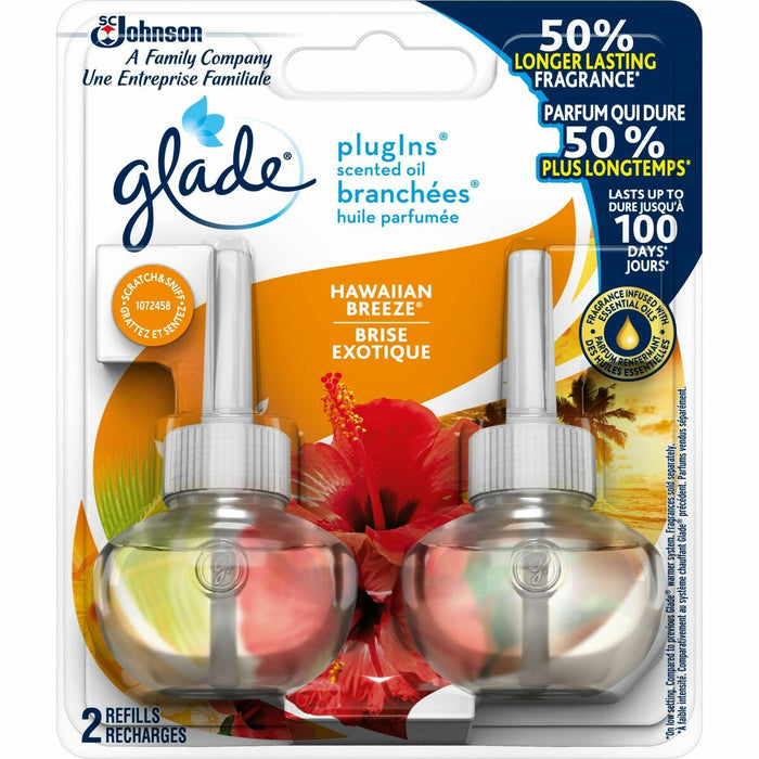 Glade Hawaiian Breeze Automatic Spray 2 Refills - Plug-in - Hawaiian Breeze - 30 Day - 2 / Pack