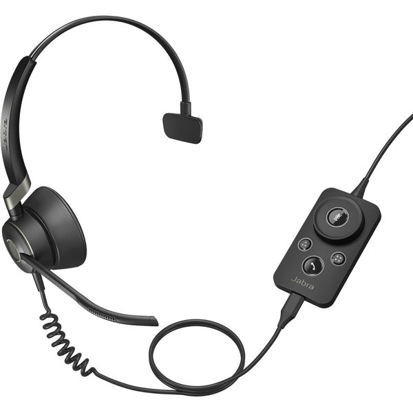 Jabra Engage 50 Mono - Mono - USB Type C - Wired - 32 Ohm - 20 Hz - 20 kHz - Over-the-head - Monaural - Supra-aural - 3.9 ft Cable - Noise Cancelling, MEMS Technology Microphone - Noise Canceling - Black