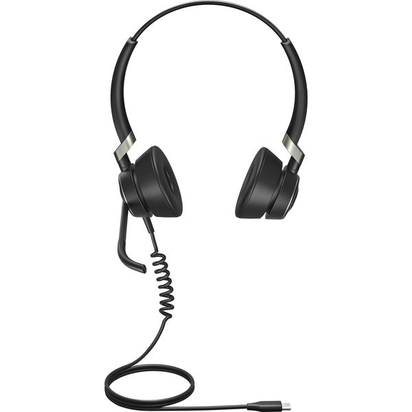 Jabra Engage 50 Stereo - Stereo - USB Type C - Wired - 32 Ohm - 20 Hz - 20 kHz - Over-the-head - Binaural - Supra-aural - 3.9 ft Cable - Noise Cancelling, MEMS Technology Microphone - Noise Canceling - Black
