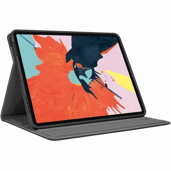 Targus VersaVu Classic THZ775GL Carrying Case (Folio) for 12.9" Apple iPad Pro (5th Generation), iPad Pro (3rd Generation), iPad Pro (4th Generation) Tablet - Black - Drop Resistant, Impact Resistant Corner, Bump Resistant, Slip Resistant Interior - Hand