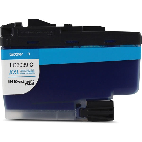 Brother INKvestment LC3039CS Original Ultra High Yield Inkjet Ink Cartridge - Single Pack - Cyan - 1 Each - 5000 Pages