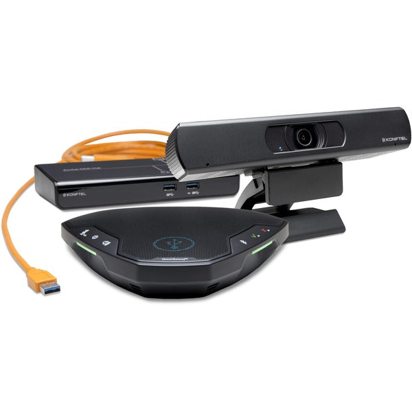 Konftel C20Ego (video kit) - Room type: Personal to Huddle - 4K Ultra HD - 123&deg; field of view - One Cable Connection Hub - USB - OmniSound&reg; with HD audio - OmniSound&reg; with HD audio - 4K Ultra HD - 123&deg; field of view - EPTZ - 8x digital zoo