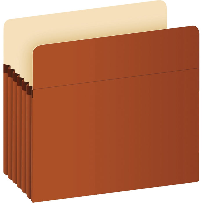 Pendaflex Letter Yes Expanding File - 8 1/2" (215.90 mm) x 11" (279.40 mm) - Top Tab Location - 21 pt. (7.39 mm) - 30% Fiber Recycled - 5 / Pack