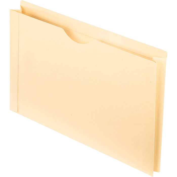 Pendaflex Straight Tab Cut Legal File Jacket - 8 1/2" (215.90 mm) x 14" (355.60 mm) - 2" (50.80 mm) Expansion - Manila