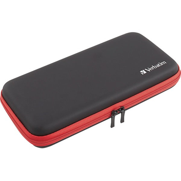Verbatim Carrying Case (Pouch) Nintendo Portable Gaming Console - Black, Gray - Ethylene Vinyl Acetate (EVA) Body - Fabric Exterior Material - 1
