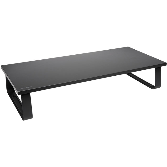 Kensington Extra Wide Monitor Stand - Up to 32" Screen Support - 44 lb (19958.06 g) Load Capacity - 2.40" (60.96 mm) Height x 25.33" (643.38 mm) Width x 11.40" (289.56 mm) Depth - Steel - Black