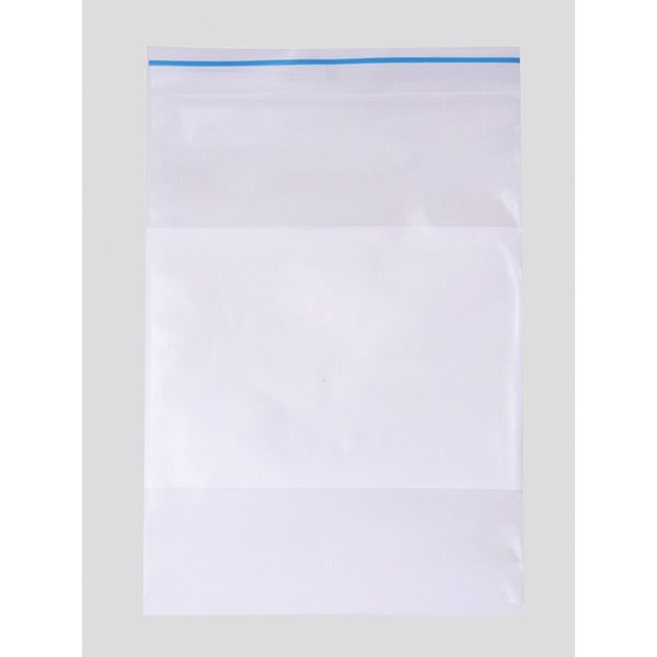 RONCO Storage Bag - 12" (304.80 mm) Length x 9" (228.60 mm) Width x 4 mil (102 Micron) Thickness - Zipper Closure - Clear - Low Density Polyethylene (LDPE) - Multipurpose - 500/Box - 2 Box