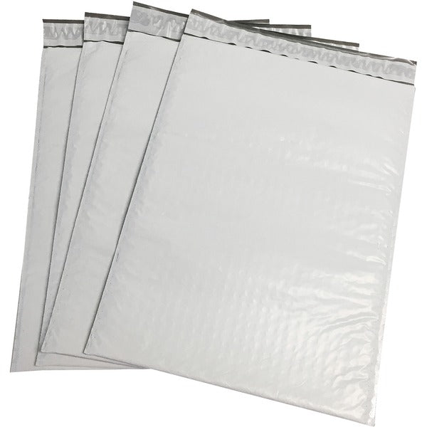 Spicers Xpak Bubble Mailers - Shipping - #2 - 12" (304.80 mm) Width x 8 1/2" (215.90 mm) Length - Peel & Seal - Gray, White - Polyethylene - 100 / Box