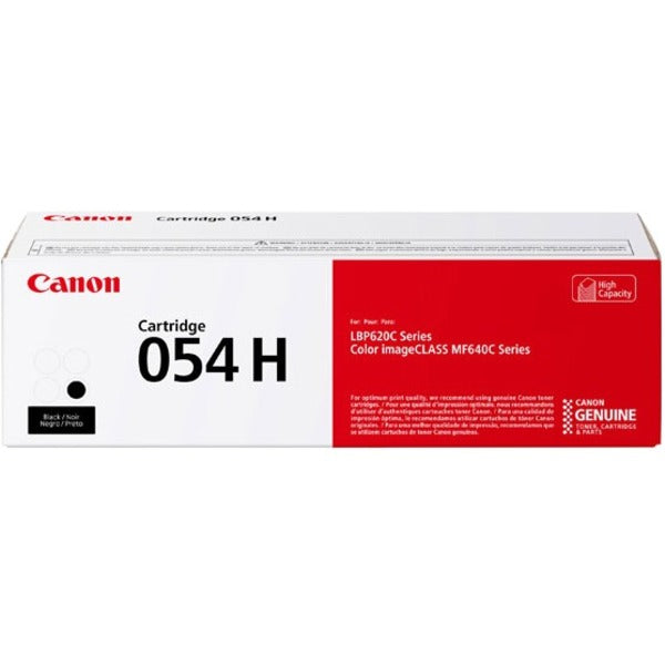 Canon 054H Original High Yield Laser Toner Cartridge - Black - 1 Pack - 3100 Pages
