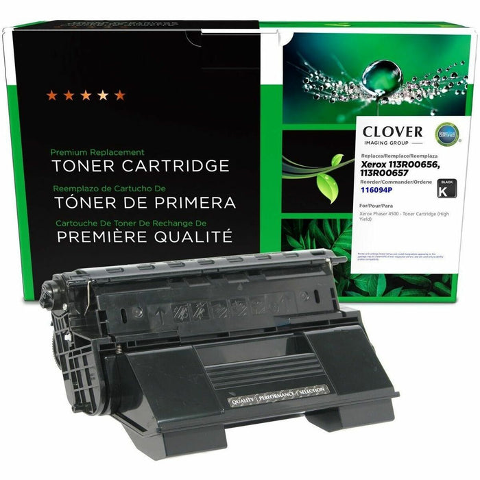 CIG Remanufactured High Yield Laser Toner Cartridge Xerox 113R00656, Xerox 113R00657, Xerox 113R656, Xerox 113R657 - Black Each - 18,000 Pages