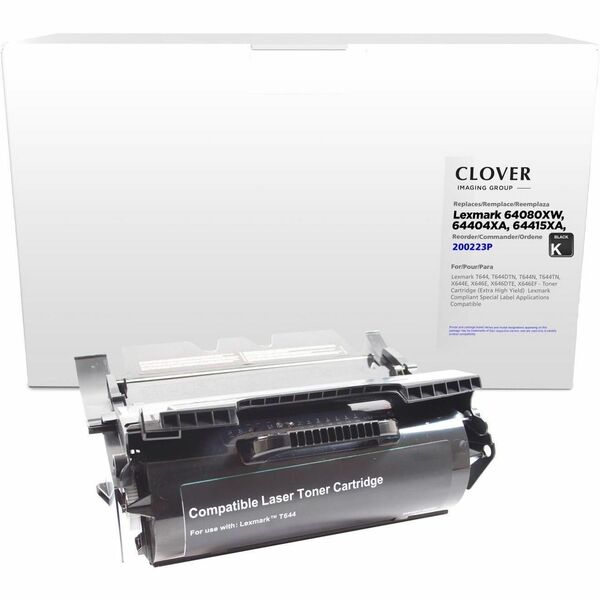 CIG Remanufactured Extra High Yield Laser Toner Cartridge Lexmark 0064404XA, Lexmark 0064415XA, Lexmark 0064435XA, Lexmark 0064480XW, Lexmark 00X644X01A, Lexmark 00X644X11A, Lexmark 00X644X21A, Lexmark 064404XA, Lexmark 064415XA, Lexmark 064435XA, Lexmark