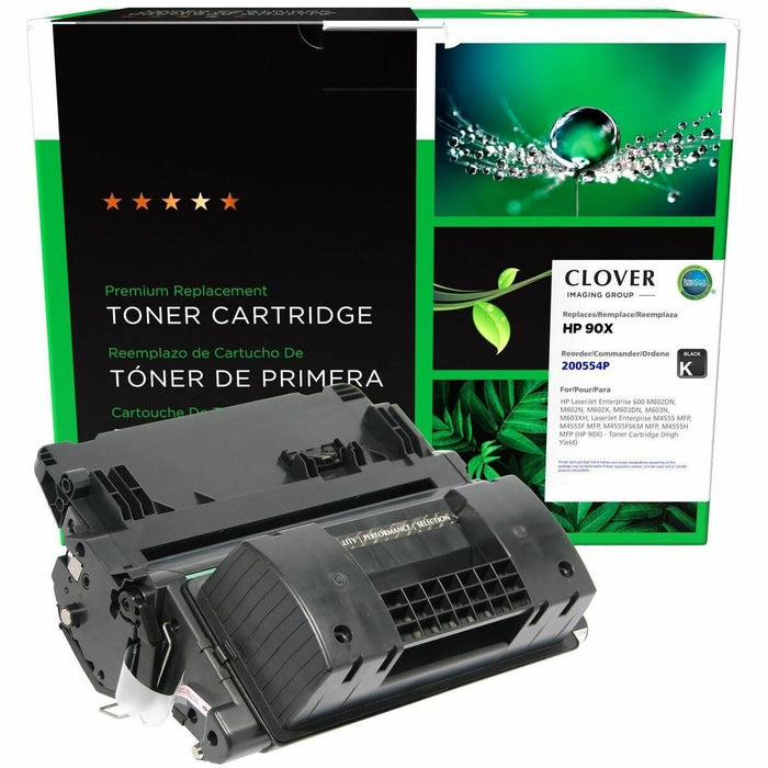 CIG Remanufactured High Yield Laser Toner Cartridge 90X (HP 90X, HP CE390X) - Black - 1 Each - 24000 Pages