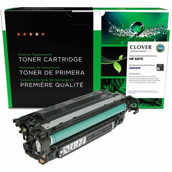 CIG Remanufactured High Yield Laser Toner Cartridge 507X (HP 507X, HP CE400X) - Black - 1 Each - 11,000 Pages