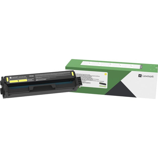 Lexmark Original Laser Toner Cartridge - Yellow - 1 Each - 1500 Pages