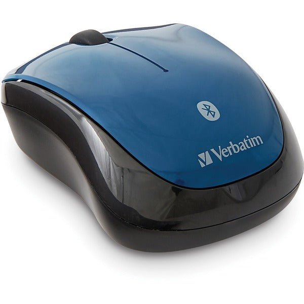 Verbatim Bluetooth&reg; Wireless Tablet Multi-Trac Blue LED Mouse - Dark Teal - Blue LED/Optical - Wireless - Bluetooth - Dark Teal - 1 Pack - 1600 dpi - 3 Button(s) - Symmetrical