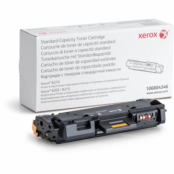 Xerox Original Standard Yield Laser Toner Cartridge - Black - 1 Each - 1500 Pages