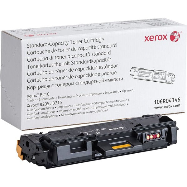 Xerox Original Standard Yield Laser Toner Cartridge - Black - 1 Each - 1500 Pages