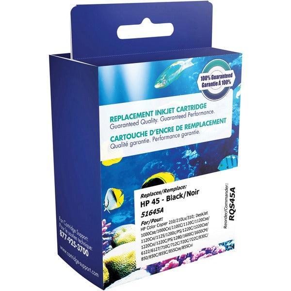 Dataproducts Remanufactured Inkjet Ink Cartridge 45A - Black - 1 Each - 930 Pages