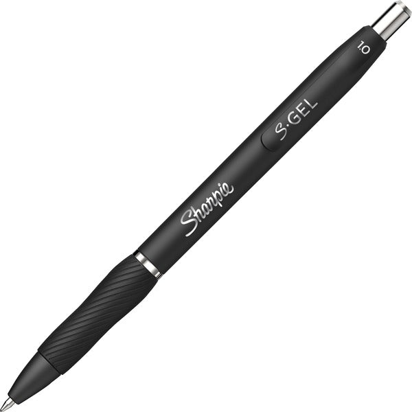 Sharpie S-Gel Pens - 1 mm (0.04") Pen Point - Retractable - Black Ink - Gel-based - 1 Dozen