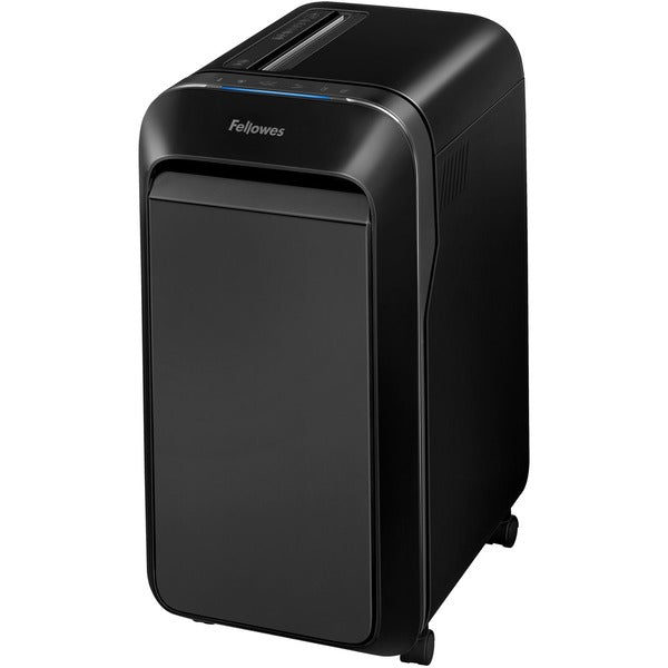 Fellowes Powershred LX220 Micro Cut Shredder - Micro Cut - 20 Per Pass - for shredding Paper, Credit Card, Paper Clip, Staples, Junk Mail - 0.2" (3.97 mm) x 0.5" (12.70 mm) Shred Size - P-4 - 1.40 in/s (35.56 mm/s) - 9" (228.60 mm) Throat - 20 Minute Run