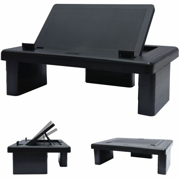 DAC&reg; Stax MP-219 Height and Angle Adjustable Convertible Monitor, Laptop, Printer Stand