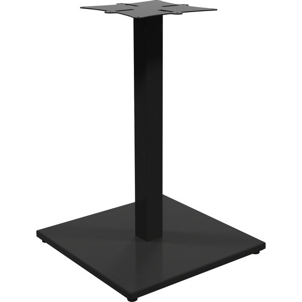 Heartwood 900- Square Metal Base - 28" (711.20 mm) Height x 19.8" (501.65 mm) Width x 19.8" (501.65 mm) Depth - Material: Metal - Finish: Black, Powder Coated - 1 Each